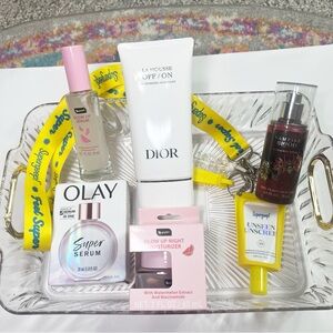 Dior La Mousse and Skincare Supergoop unseen sunscreen Essentials Set